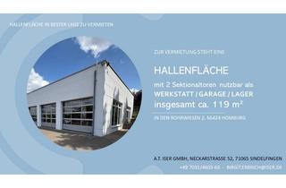Gewerbeimmobilie mieten in In Den Rohrwiesen, 66424 Homburg, Hallenfläche mit 2 Sektionaltoren in bester Lage zu vermieten