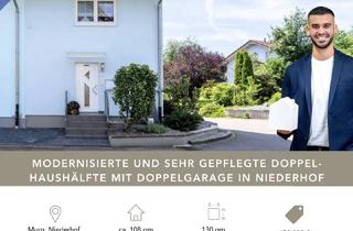 Doppelhaushälfte kaufen in 79730 Murg, Gepflegte und modernisierte Doppelhaushälfte mit Dachstudio und Doppelgarage in Niederhof