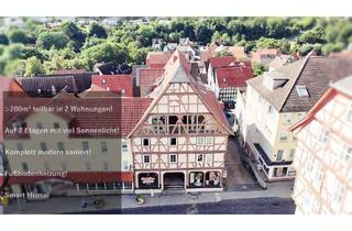 Wohnung kaufen in Schützebergerstr. 23, 34466 Wolfhagen, Wolfhagen - *2 sanierte, helle & moderne Maisonette Wohnungen im Zentrum, Fußbodenheizung! Balkon & Einbauküche*