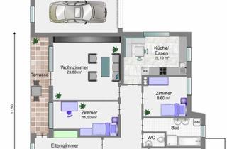 Wohnung mieten in Gartenstraße 40, 79730 Murg, Moderne 4-Zimmer-Wohnung mit Freisitz, neuer Küche & Stellplatz – ab 1.8.2025 zu vermieten