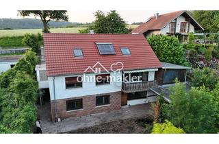 Haus kaufen in 74862 Binau, *OHNE PROVISION* Großzügiges Zweifamilienhaus inkl. ELW & 256m² Wohnfl., 3x Garagen, 2x Balkone