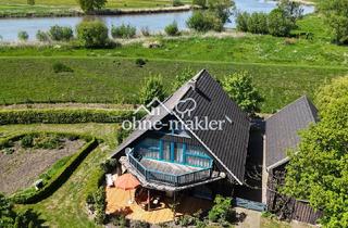 Einfamilienhaus kaufen in 25569 Bahrenfleth, Ökologisch gebautes Holzhaus mit großem Nebengebäude