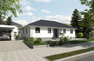 Haus kaufen in 35789 Weilmünster, Der Bungalow mit der charmanten Form in Weilmünster– ausgefallen und praktisch