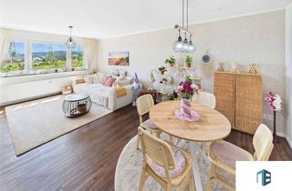 Wohnung kaufen in 55545 Bad Kreuznach, Lichtdurchflutete und barrierefreie 2-Zimmer-Wohnung mit Balkon, Aufzug und einzigartigem Ausblick