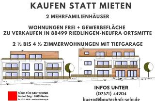 Wohnung kaufen in Ertinger Straße 10, 88499 Riedlingen, Mehrfamilienwohnhäuser - 3,5-Zimmer-Wohnung mit Balkon und weitere in Riedlingen-Neufra
