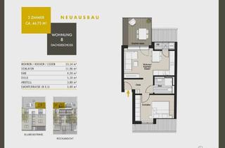 Wohnung kaufen in Blumenstraße 13-15, 50670 Altstadt & Neustadt-Nord, Seltener Neuausbau über den Dächern Kölns mit großer Terrasse und exzellenten Energiewerten - WE 8