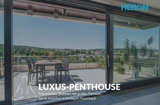 Penthouse kaufen in 70469 Feuerbach, LUXUS-PENTHOUSE – Traumhaftes Wohnen mit großer Terrasse, Spa & Innenhof in Stuttgart-Feuerbach
