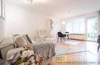 Wohnung kaufen in 80939 München, ProEigentum: Attraktive 2-Zi-Erdgeschosswohnung mit Terrasse und Gartenanteil in ruhiger Lage - leer