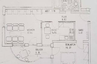 Wohnung mieten in 94315 Kernstadt, Zentrumsnahe 2-Zimmer-Wohnung mit EBK, Balkon und TG-Stellplatz