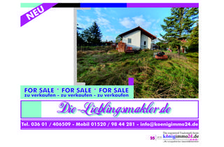 Haus kaufen in 99974 Mühlhausen, Einzigartiges Wohnprojekt mit Erweiterungspotenzial und großzügigem Grundstück in ruhiger Wohnlage!