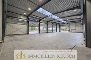Gewerbeimmobilie kaufen in 28832 Achim, TOP-verkehrsgünstige Lage-NEUE Gewerbehalle 600qm + 244qm Vordach, 2 Rolltore, Hausbau noch möglich!