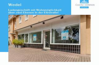 Büro zu mieten in Elbstraße 73, 22880 Wedel, Gewerbemietvertrag: Ladengeschäft (EG) mit Büro- oder Wohnmöglichkeit (OG) über zwei Ebenen!