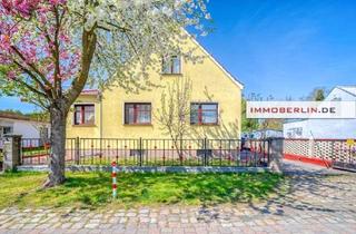 Gewerbeimmobilie kaufen in 15370 Fredersdorf-Vogelsdorf, IMMOBERLIN.DE - Sehr gepflegtes Einfamilienhaus & Nebengebäude für Gewerbe in angenehmer Lage
