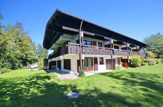 Wohnung kaufen in 83708 Kreuth, 3-Zimmer Eigentumswohnung über 2 Etagen EG und Souterrain mit schönem Garten, absolut ruhig gelegen