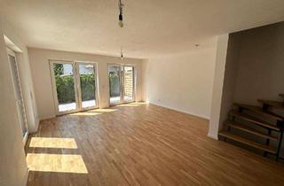 Wohnung mieten in 81825 Trudering, Exklusives grosses Neubau Reiheneckhaus mit Süd-Terrassen+Garten / Erstbezug ab sofort