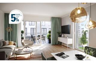 Wohnung kaufen in Am Albertussee, 40549 Heerdt, 2-Zimmer-Neubauwohnung mit Duschbad und Loggia am See - 5% degressive AfA für Kapitalanlage sichern!