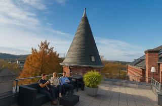 Penthouse kaufen in Ruhrstraße 79 a, 45219 Kettwig, UFERPALAIS! Stilvolles 190qm großes Penthouse mit 57 qm Dachterrasse und Ruhrblick in Traumlage!