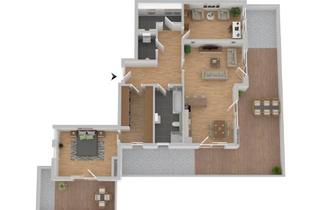 Penthouse mieten in Herzog-Wilhelm-Straße 66, 38667 Bad Harzburg, Stilvolle Penthouse-Wohnung mit gehobener Innenausstattung mit Dachterrasse und EBK in Bad Harzburg