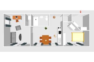 Wohnung mieten in Carl-Cetto-Straße 15, 66606 St. Wendel, Bezug nach Sanierung: Stilvolle 3-Zimmer-EG-Wohnung / Büro m. gehobener Ausstattung
