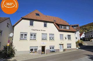 Mehrfamilienhaus kaufen in 73337 Bad Überkingen, "Solides Mehrfamilienhaus mit großer Scheune - komplett leerstehend"
