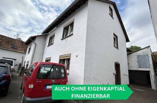 Haus kaufen in 67294 Oberwiesen, Finanzierung ohne Eigenkapital möglich: Renovierungsbedürftiges Haus mit Garten, Scheune und Garage