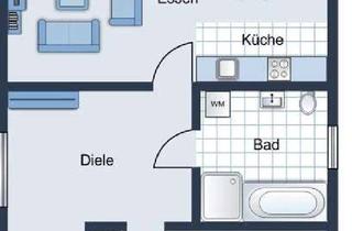 Wohnung mieten in Am Brückelchen 42, 35625 Hüttenberg, Ansprechende und modernisierte 2-Raum-EG-Wohnung mit geh. Innenausstattung mit Balkon in Hüttenberg