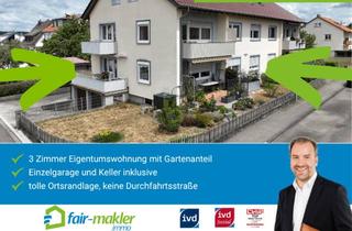 Wohnung kaufen in 72585 Riederich, FAIR-MAKLER: Wohnen in Ortsrandlage - auch für Kapitalanleger