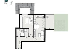 Wohnung mieten in Winzerstrasse, 97953 Königheim, Moderne 2-Zi.-Whg. mit Garten I ERSTBEZUG