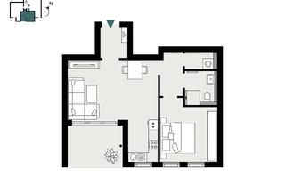Wohnung mieten in Winzerstrasse, 97953 Königheim, ERTBEZUG I attraktive 2-Zimmerwohnung