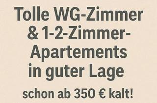 WG-Zimmer mieten in 66424 Homburg, Tolle Zimmer & 1-2 Zimmer Apartements in Top-Lage - schon ab 350 € kalt!
