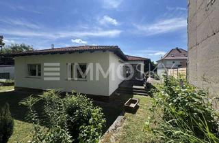 Haus kaufen in 92224 Amberg, Bungalow mit zwei Einheiten in grüner Lage – ruhig, sonnig