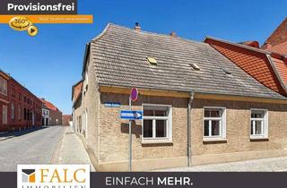 Haus kaufen in 39590 Tangermünde, Provisionsfrei. Charmantes Reiheneckhaus mit moderner Heizung und tollem Bad!