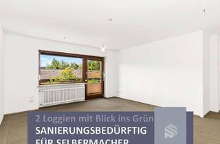 Wohnung kaufen in 82284 Grafrath, Sanierungsbedürftige 3-Zi-Wohnung mit 2 Loggien | Gelegenheit für Selbermacher