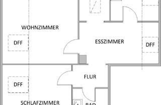 Wohnung mieten in Pfeilstrasse 10, 93051 Kumpfmühl-Ziegetsdorf-Neuprüll, Gepflegte 2,5-Zimmer-Dachgeschosswohnung mit EBK in Regensburg