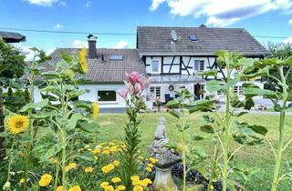 Haus kaufen in 56305 Puderbach, Fachwerk küsst Moderne – Landhausjuwel in ruhiger Traumlage im Westerwald!