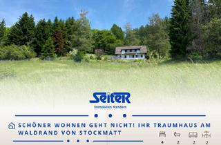 Haus kaufen in Stockmatter Landstraße 7, 79692 Kleines Wiesental, Kleines Wiesental - Schöner Wohnen geht nicht! Traumhaus am Waldrand mit riesigem Garten und Alpensicht