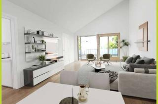 Wohnung kaufen in Hügelstr. 24, 64372 Ober-Ramstadt, Attraktive Dachgeschosswohnung mit hoher Decke und Traumterrasse inklusive Weitblick in schöner Lage