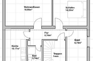 Wohnung mieten in Schwedeldorfer Straße, 49124 Georgsmarienhütte, 3ZKB 64m² Wohnung OG Oesede GMHütte