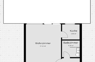 Wohnung mieten in 82234 Weßling, Erstbezug! Helle 2-Zi. Whg. mit EBK und großer Dachterrasse mit Blick ins Grüne - Weßling
