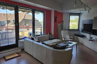 Wohnung mieten in Landecker Weg 12, 40789 Monheim, Möbliert! Einziehen und wohlfühlen, Top eingerichtete Dachgeschosswohnung / Klima. u. offener Kamin