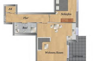 Wohnung mieten in Hauptstraße 41a, 23627 Groß Grönau, Neubau: Wunderschöne 2-Zi.-Whg. (ca. 70 m²) mit großer Terrasse in ruhiger Wohnlage.