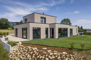 Haus kaufen in 72469 Meßstetten, Architektur trifft Natur: Exklusives Designhaus mit Kamin, Dachterrasse und Garten