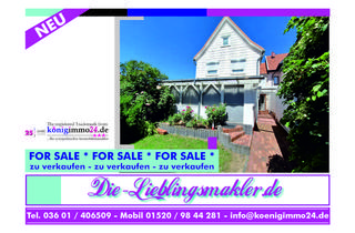 Haus kaufen in 99988 Katharinenberg, 2 genrationen Haus | saniert | kl. Garten | 2 EBK | Garage | in Diedorf