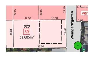 Grundstück zu kaufen in Weingartzhof, 53909 Zülpich, Wunderschönes Baugrundstück in Süd-West-Lage mit 19,00 m Front, 53909 Zülpich-Sinzenich (Nr. 39)