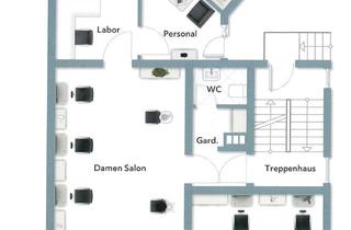 Garagen kaufen in 76751 Jockgrim, Ladengeschäft-Friseur mit TG-Stellplatz und Gartenanteil