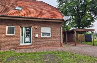 Doppelhaushälfte kaufen in 26683 Saterland, Saterland / OT Scharrel - DHH m. Carport nahe Ortskern in Saterland - OT Scharrel