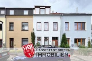 Haus kaufen in 28207 Bremen, Bremen - Hastedt Teilmodernisiertes Zweifamilienhaus mit Garten und Wintergarten