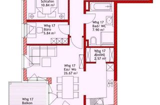 Wohnung kaufen in Niederscheyerer Straße 86, 85276 Pfaffenhofen, 2,5-ZKB OG-Whg. mit 11 m² Süd/West-Balkon, FBH, Aufzug, TG-Stellpl., elektr. Rollläd., Videosprech.!