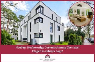 Wohnung kaufen in 22589 Iserbrook, Neubau: Hochwertige Gartenwohnung über zwei Etagen in ruhiger Lage!