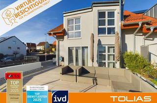 Haus kaufen in 71254 Ditzingen, Modernes und energieeffizientes Reihenendhaus mit Doppelgarage & Traumterrasse – sofort bezugsfrei